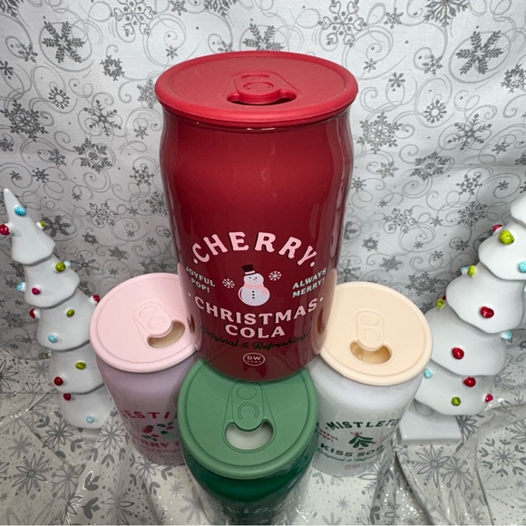 DW Home Christmas Festive Soda Pop XL 15.4 Oz. Single Wick Candles 4 Pack - Picture 2 of 13